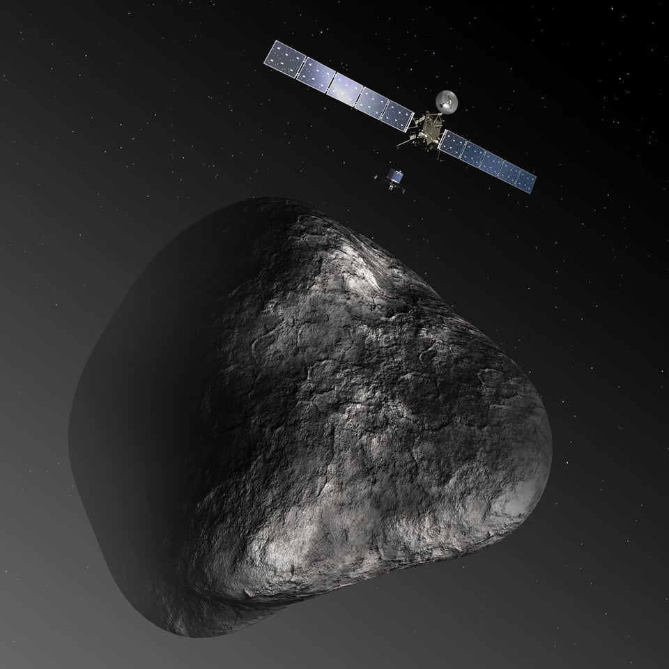 Rosetta And Philae At Comet 04 ESA–C. Carreauatg Medialab