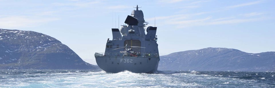 In Arctic, frigate F362 Peter Willemoes