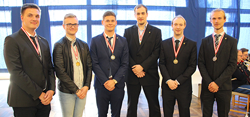 Talented Terma apprentices honored with medals.