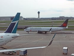 Toronto Pearson Airport.