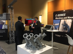 Terma C-Guard naval decoy launching system displayed at Surface Navy Association National Symposium.