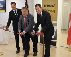 Danish Minister of Defence Claus Hjort Frederiksen visits Terma North America