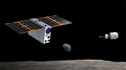 Artist impression of Argomoon CubeSat.