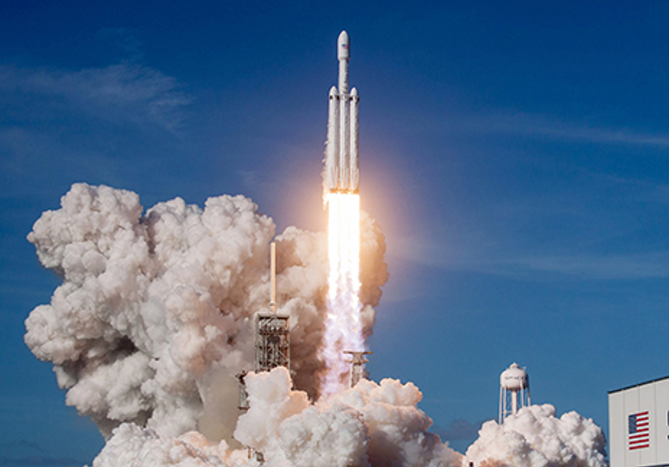 SpaceX Falcon Heavy Rocket Launched 12 Terma Star Trackers