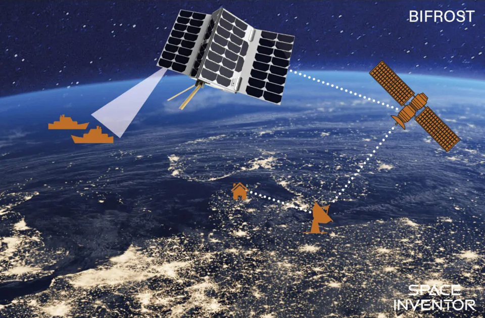 Illustration of BIFROST space project by Space Inventor.