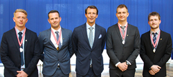 Talented Terma apprentices honored with medals.