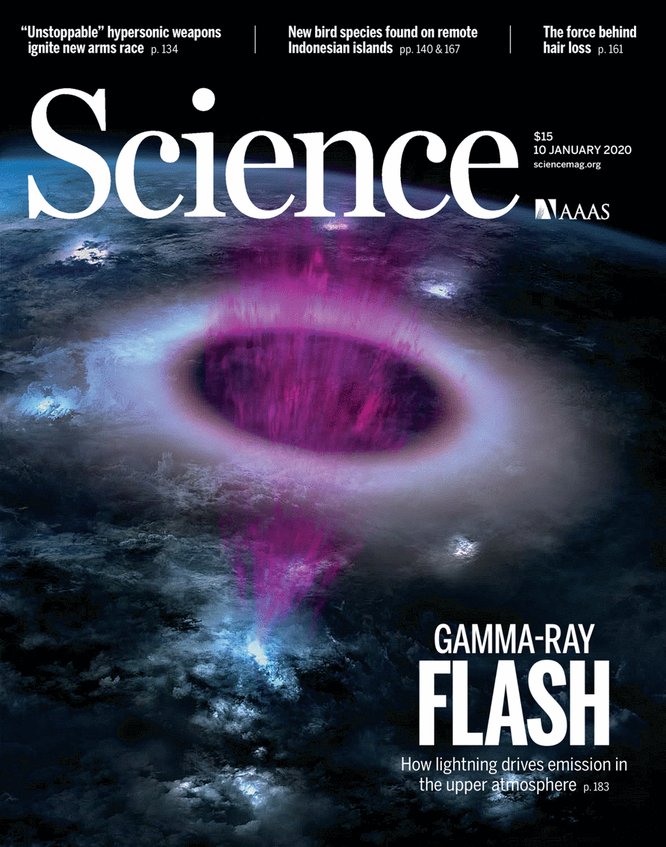 ASIM on the cover of Science