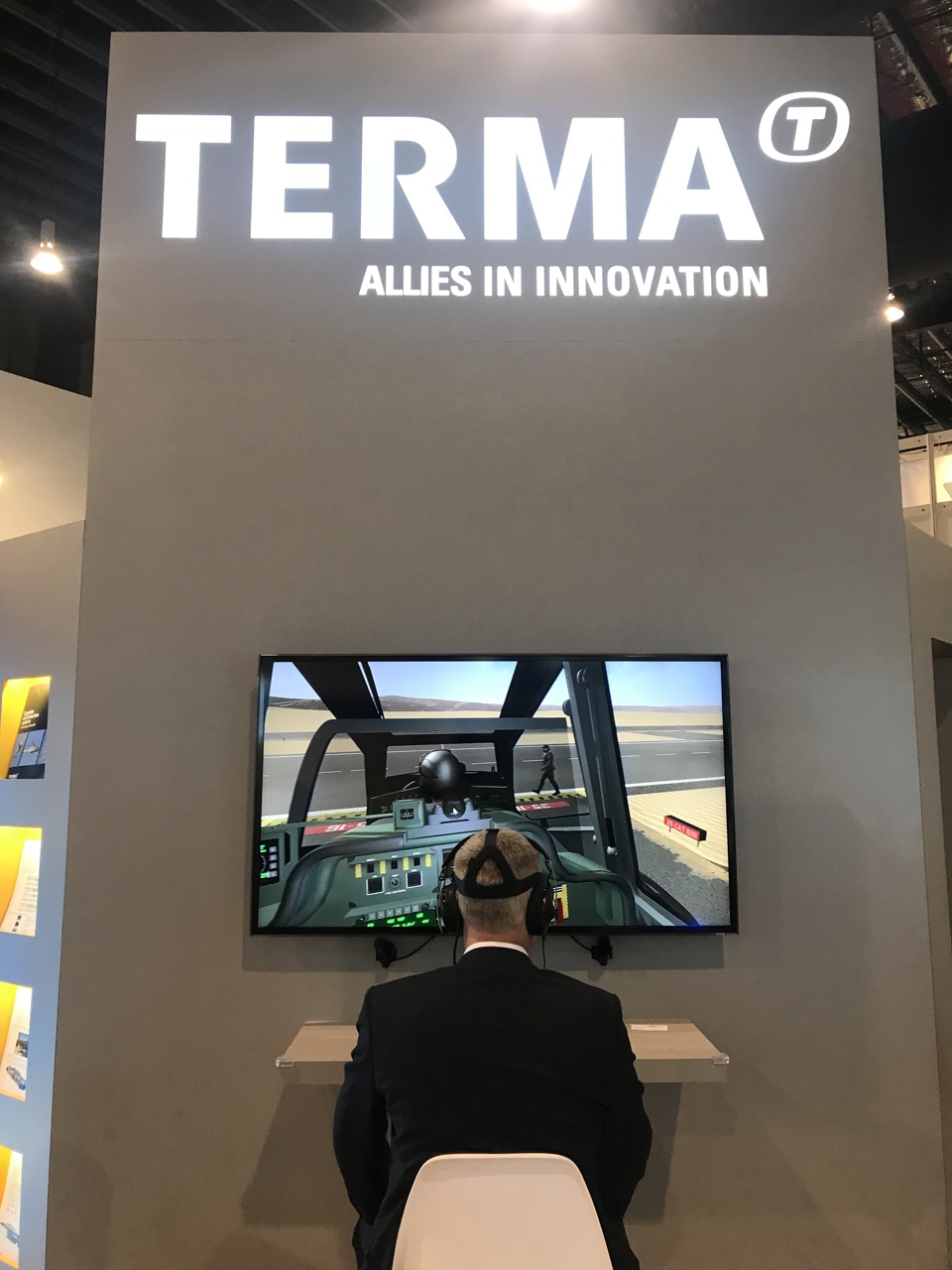 Terma at ILA Berlin 2018, virtual cockpit, VR, Virtual Reality