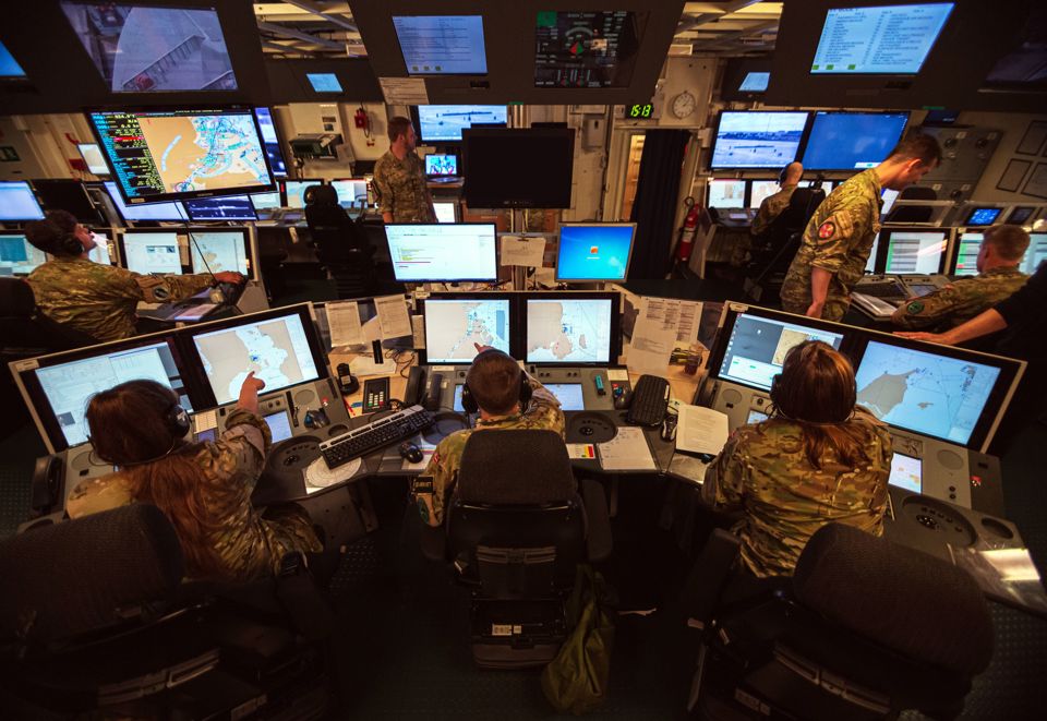 Command and control room.