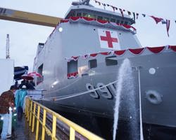 Indonesian Navy Hospital Assistance Ships with Terma radar
