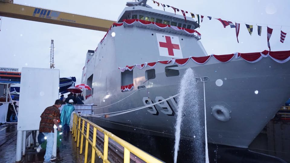 Indonesian Navy Hospital Assistance Ships with Terma radar.