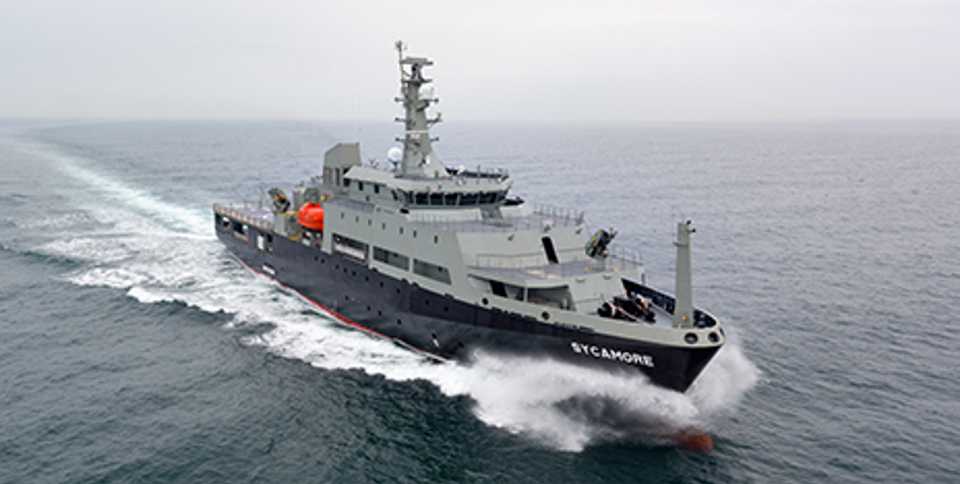 Successful Sea Acceptance Trials, C-Flex and SCANTER 6002 for RAN Multi-role Aviation Training Vessel
