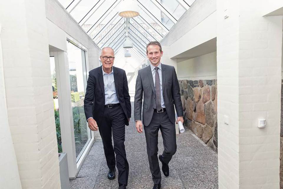 Minister of Finance visited Terma, Kristian Jensen 