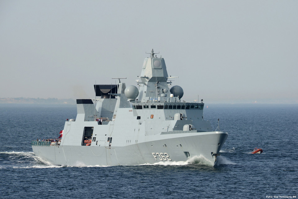 Danish frigate F362 Peter Willemoes.