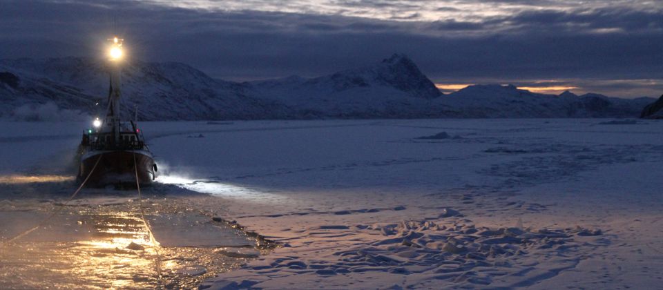 Offshore Patrol Vessel in the Arctic.