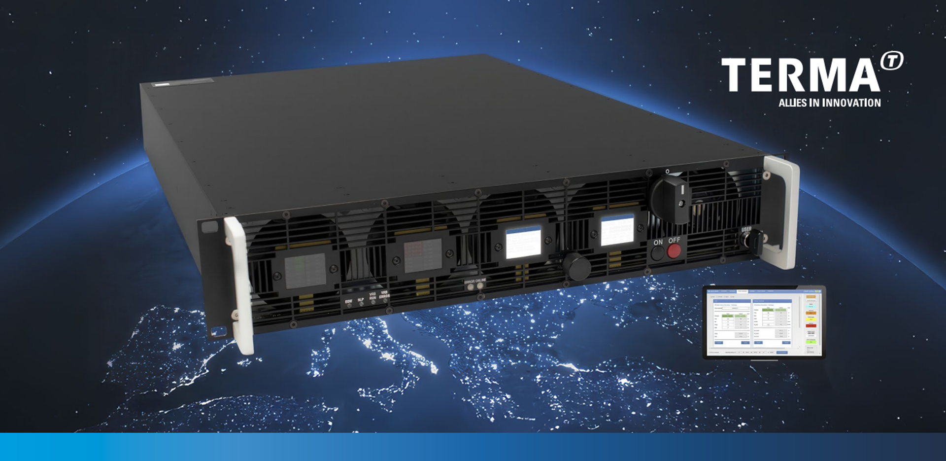 Satellite Power Testing System in Space.
