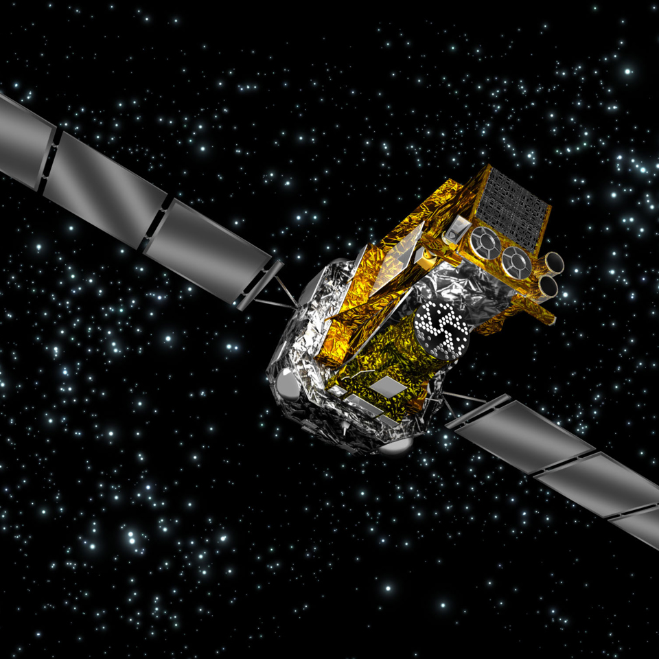 Satellite in space.