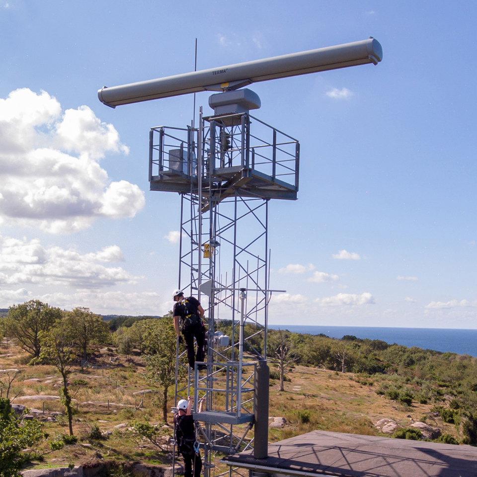 Terma Service Technician Working On Radar On Bornholm 1500X1500px