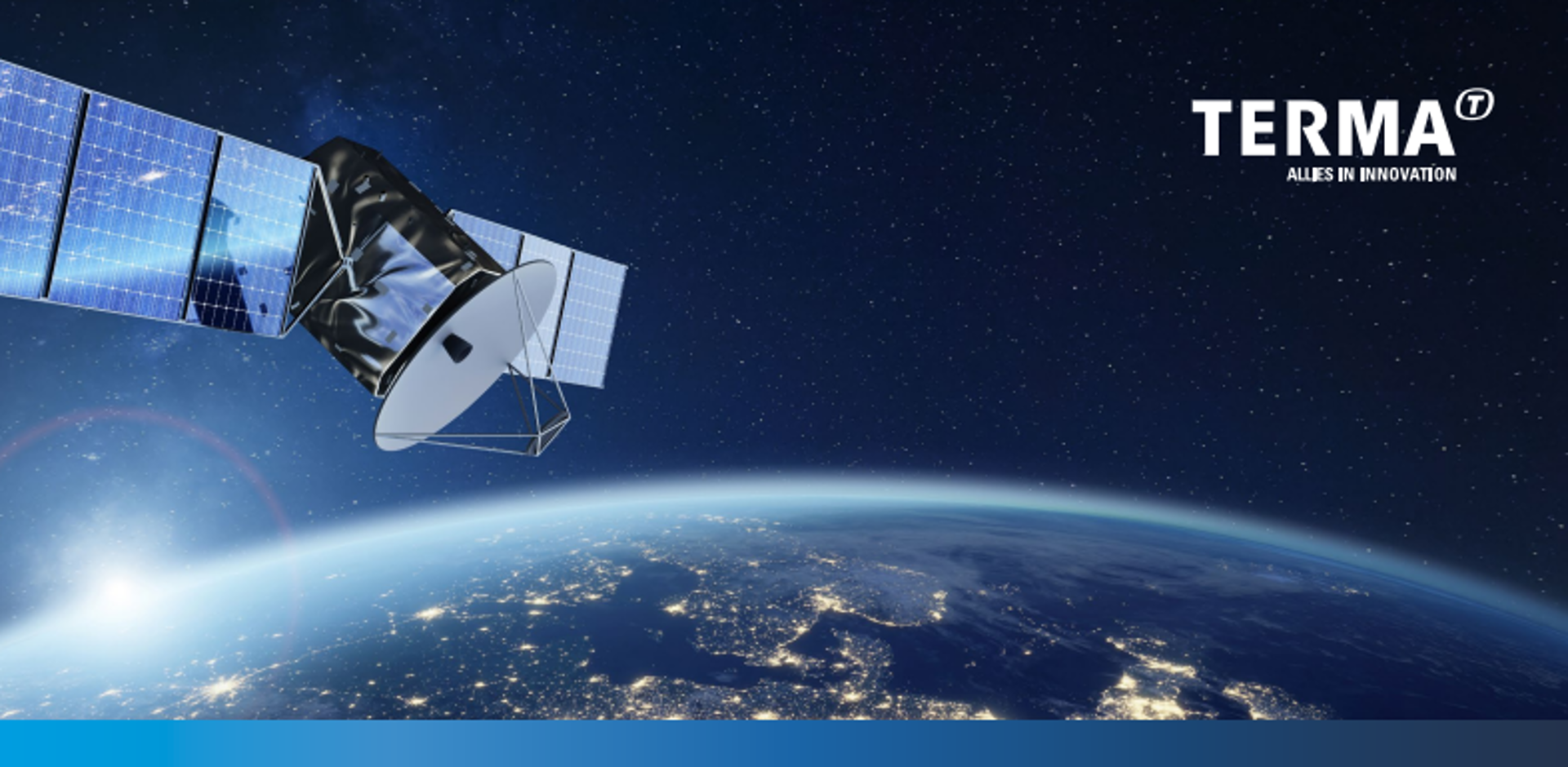 Satellite above Earth.