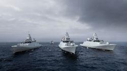 Frigates from the Netherland and Belgian Navies