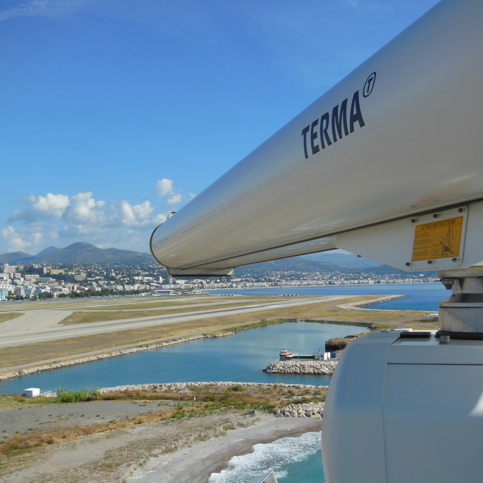 Terma SCANTER radar at Nice Airport in France.