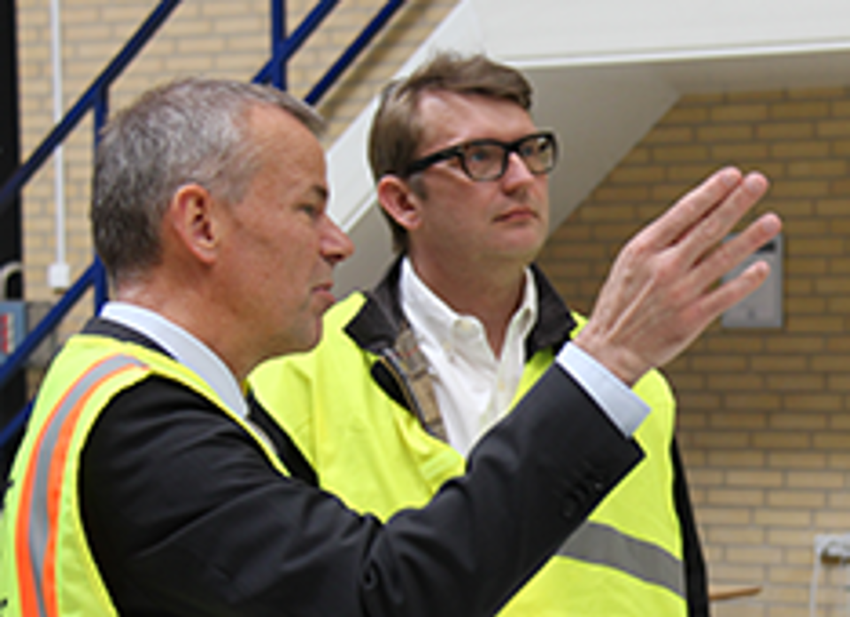 Troels Lund Poulsen visits Terma Aerostructures