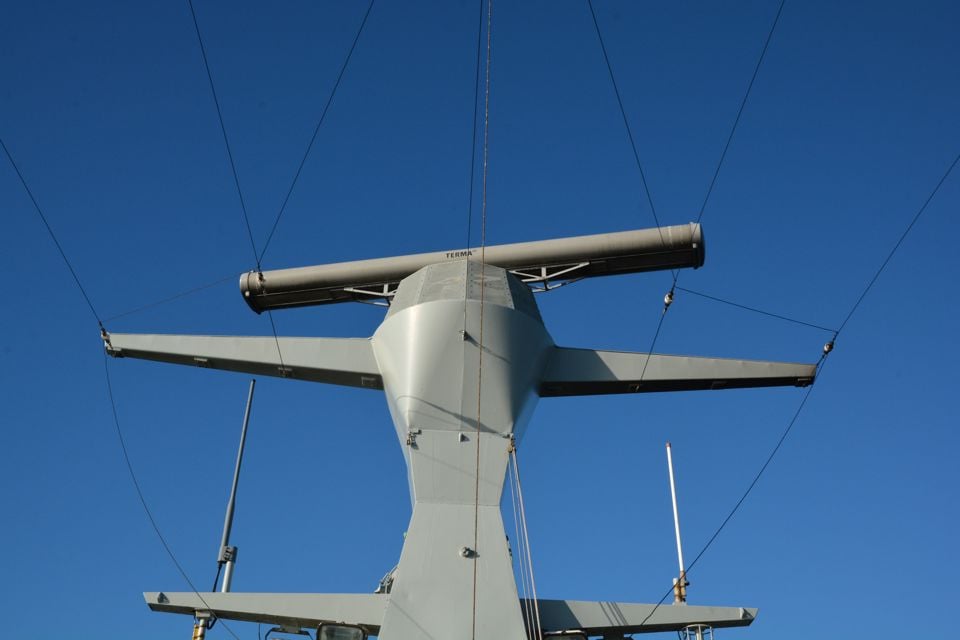 Terma's SCANTER radar on a navy vessel.