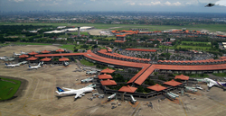 Overview of an airport.