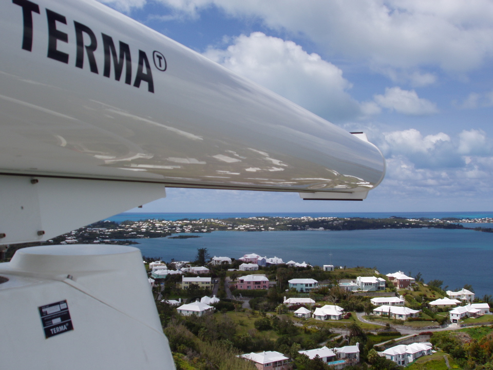 Terma SCANTER Radar protecting coastline.