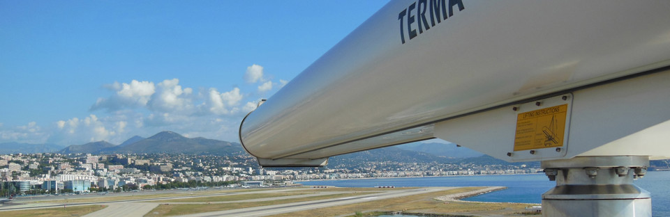 Terma SCANTER radar at Nice airport in France.