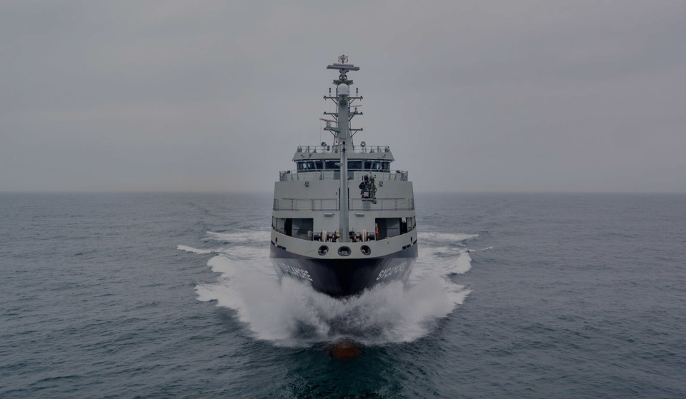 Training Vessel MV Sycamore with Terma naval radars.
